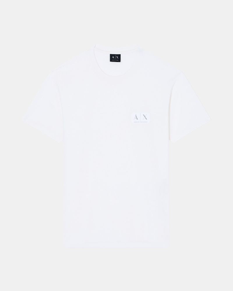 Camisetas de manga curta para homem ARMANI EXCHANGE Branco XM002178 AF12308