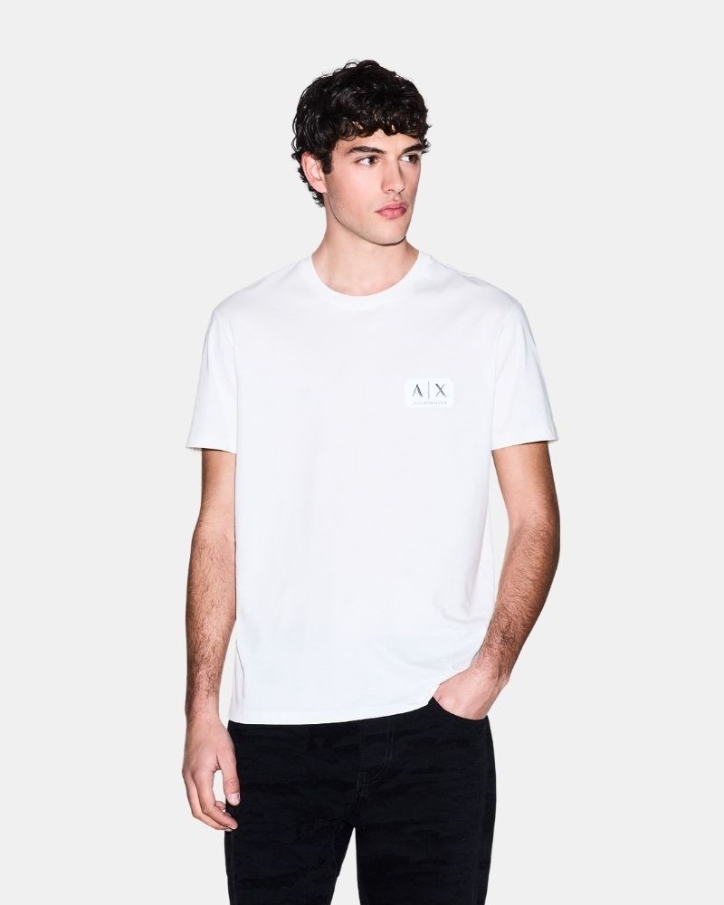Camisetas de manga curta para homem ARMANI EXCHANGE Branco XM002178 AF12308
