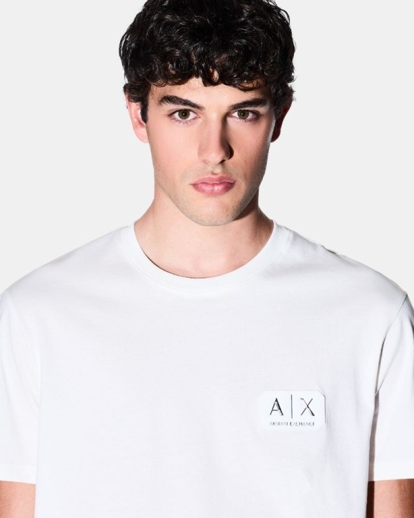 Camisetas de manga curta para homem ARMANI EXCHANGE Branco XM002178 AF12308