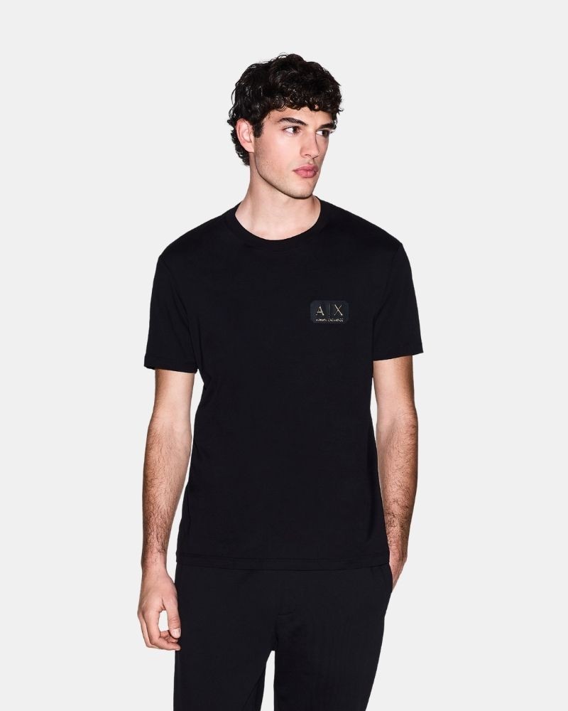 Camisetas de manga curta para homem ARMANI EXCHANGE Preto XM002178 AF12308