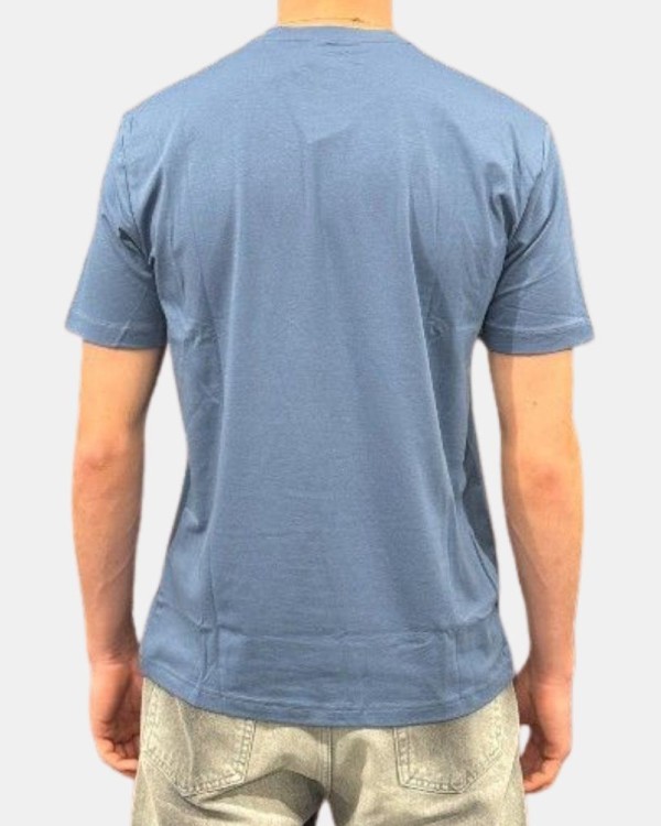 Camisetas de manga curta para homem EA7 Azul 7M001308 AF10373