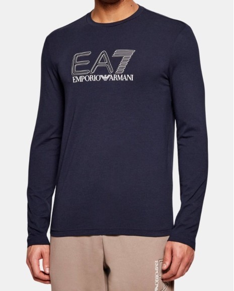 Camisetas Manga larga Hombre EA7 Azul 7M001310 AF10373