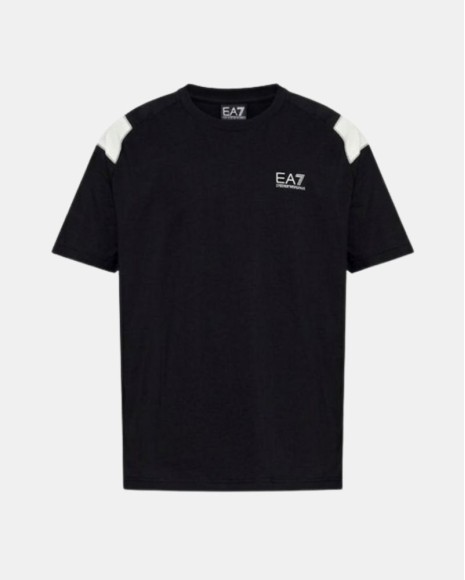 Camisetas de manga curta para homem EA7 Preto 7M001624 AF10375