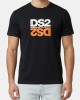Camisetas de manga curta para homem DS2 Preto SS26251