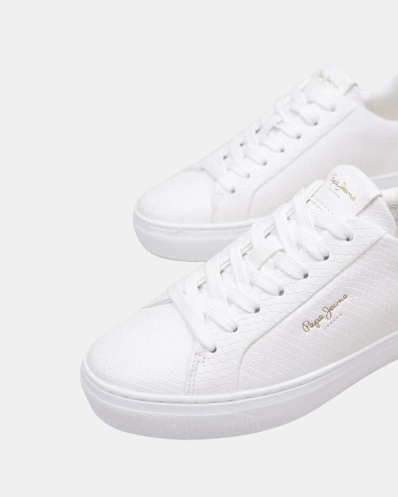 Sapatilhas Baixas Mulher PEPE JEANS Branco PLS00031 CAMDEN RUMP W