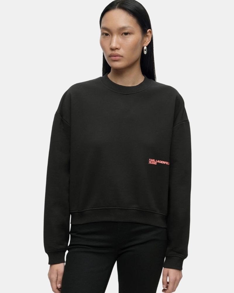 Sweatshirts sem capuz para mulher Karl Lagerfeld Preto B3W20012
