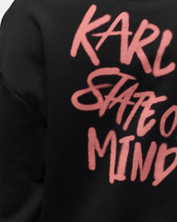 Sweatshirts sem capuz para mulher Karl Lagerfeld Preto B3W20012