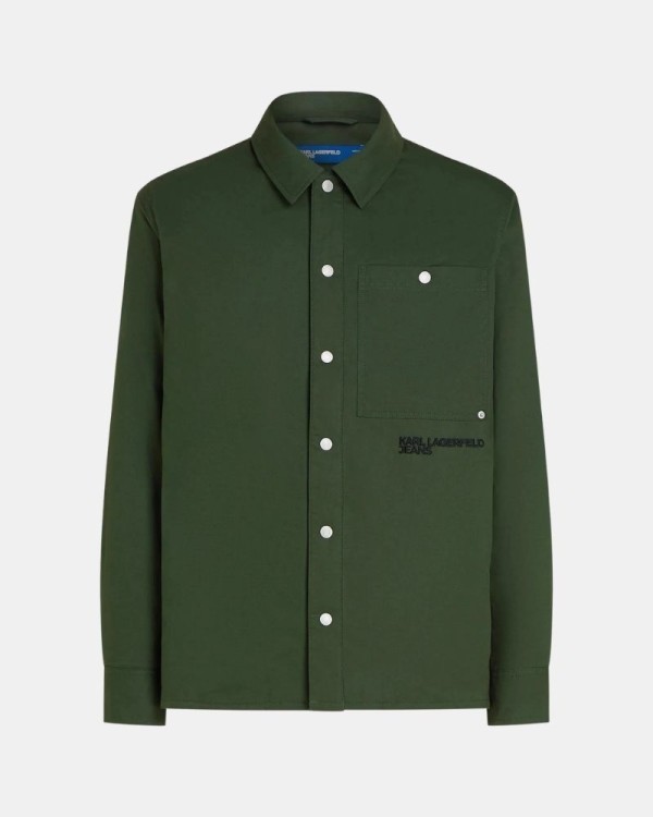 Camisas Homem Karl Lagerfeld Verde B3M14006