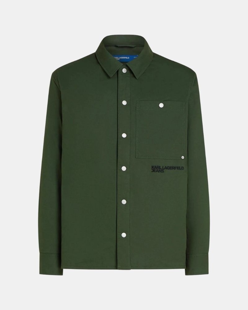 Camisas Homem Karl Lagerfeld Verde B3M14006