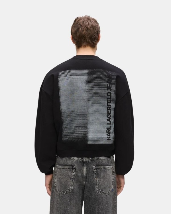 Sweatshirts sem capuz Homem Karl Lagerfeld Preto B3M20002