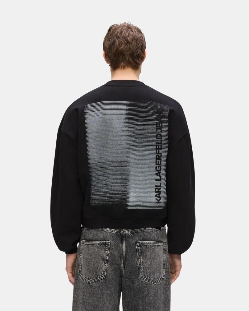 Sweatshirts sem capuz Homem Karl Lagerfeld Preto B3M20002