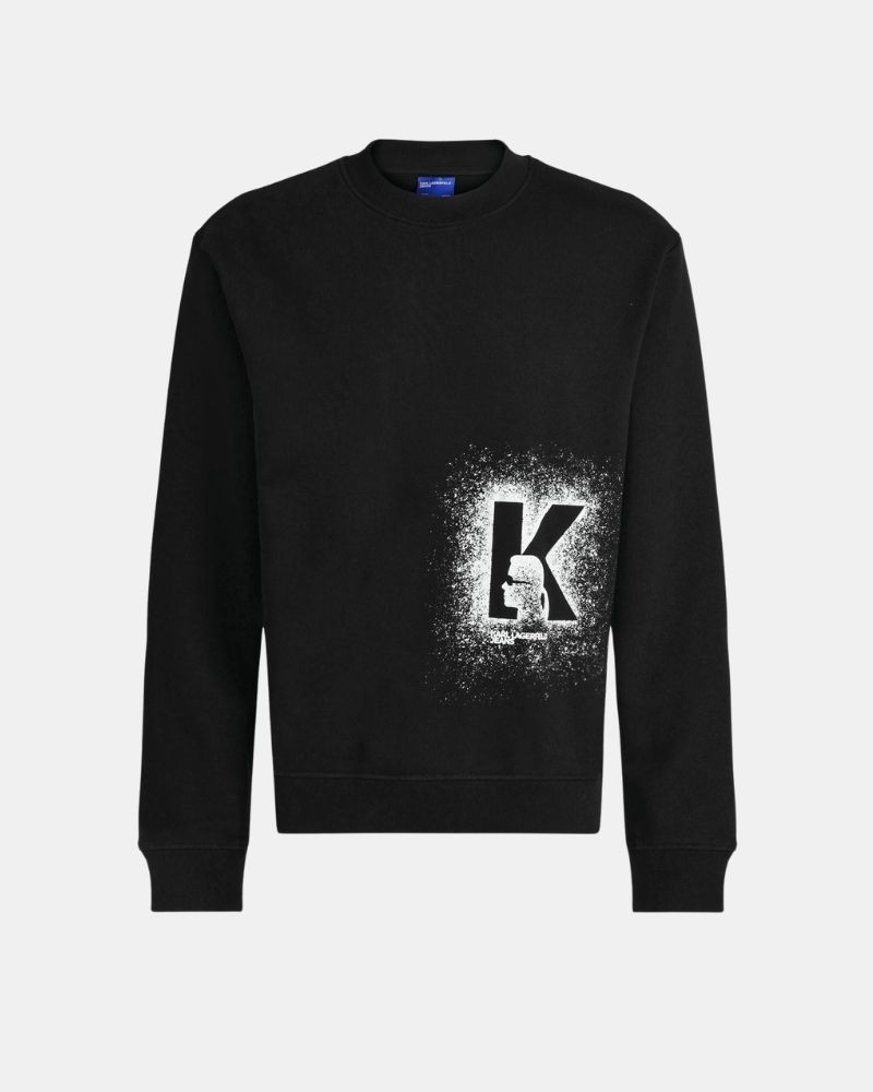 Sweatshirts sem capuz Homem Karl Lagerfeld Preto B3M20001