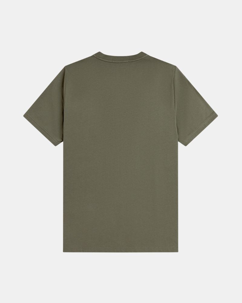 Camisetas de manga curta para homem FRED PERRY Verde M4580