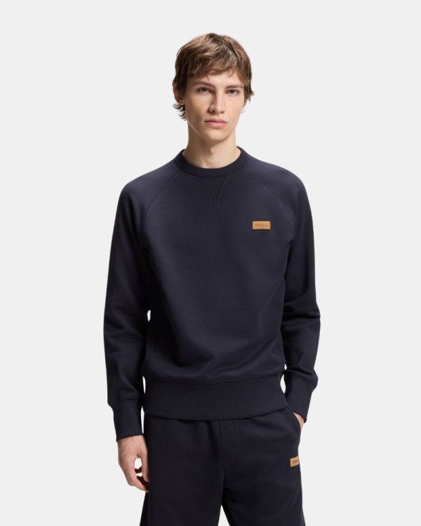 Sudaderas Sin capucha Hombre HUGO Azul 50564038 NEVACREW