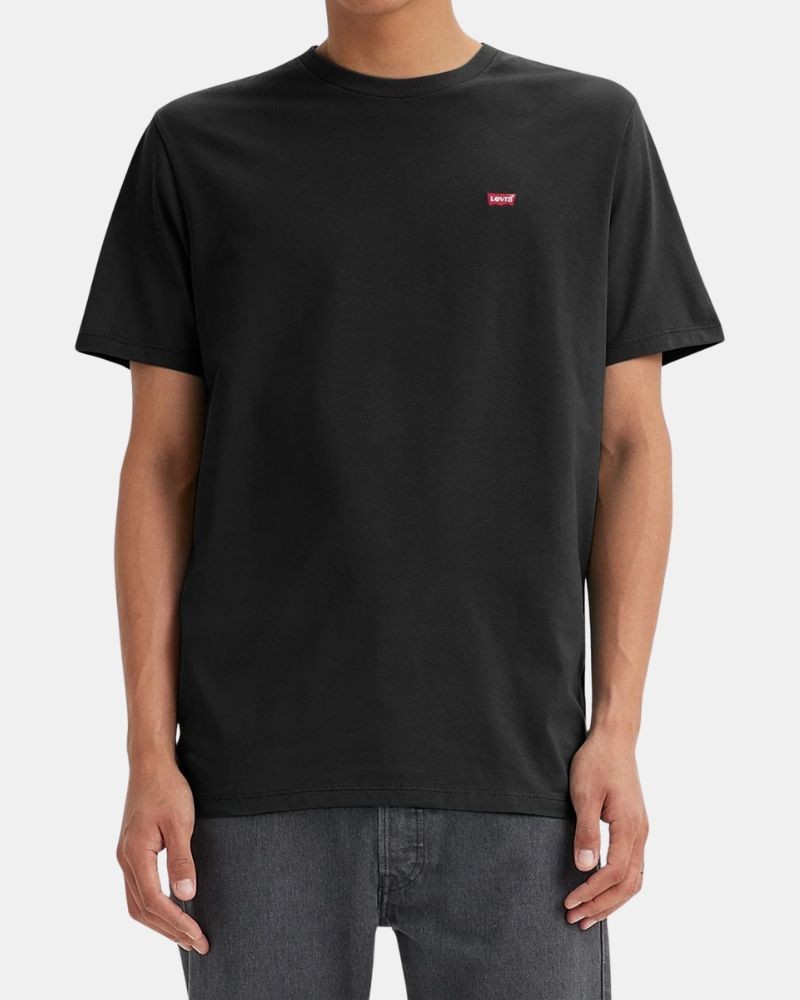 Camisetas de manga curta para homem LEVIS Preto 56605 0009 SS ORIGINAL HM TEE