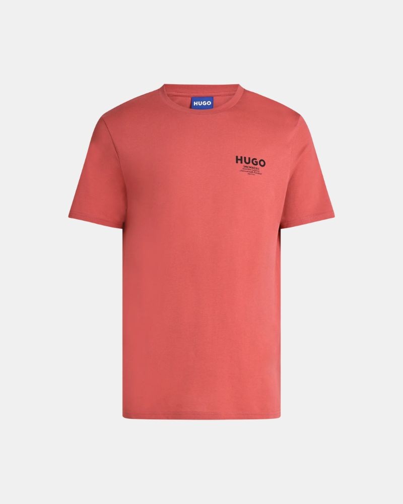 T-shirts de manga curta para homem HUGO Vermelho 50572740 NESPTEE