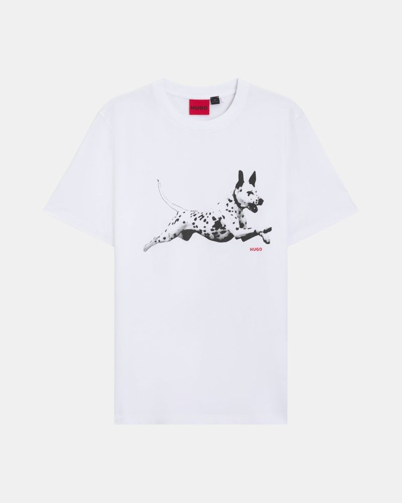 T-shirts de manga curta para homem HUGO Nude 50564143 DIRUNN