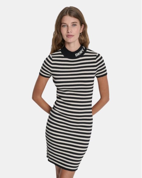 Vestidos  Manga corta Mujer DKNY Azul DJ6R0998