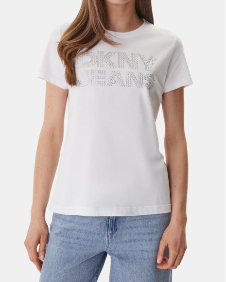 Camisetas Manga corta Mujer DKNY Blanco DJ6T1692