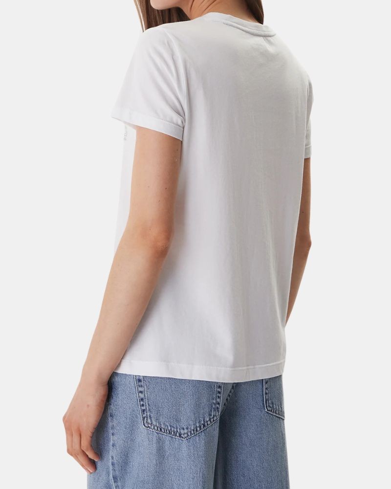Camisetas de manga curta para mulher DKNY brancas DJ6T1692