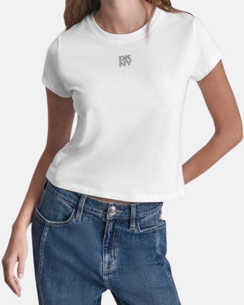 Camisetas Manga corta Mujer DKNY Blanco DJ6T1740