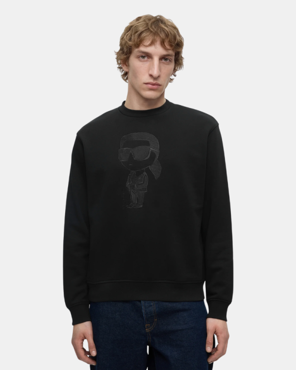 Jersey Manga larga Hombre Karl Lagerfeld Negro 705011 563900
