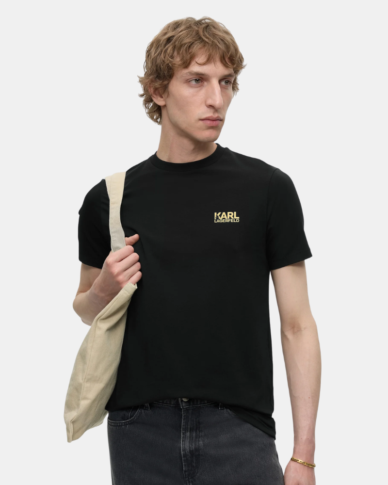 Camisetas Manga corta Hombre Karl Lagerfeld Negro 755781 563235