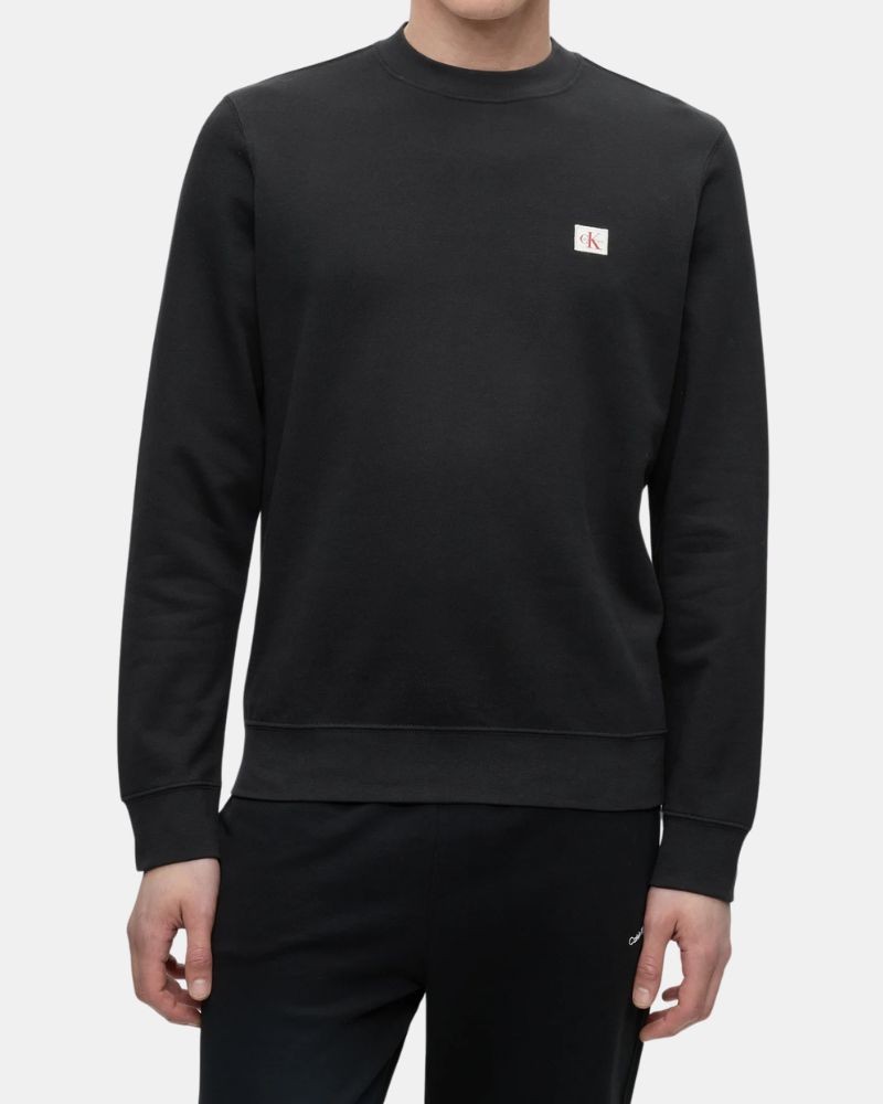 Sudaderas Sin capucha Hombre CALVIN KLEIN Negro LV04RG268GUB1