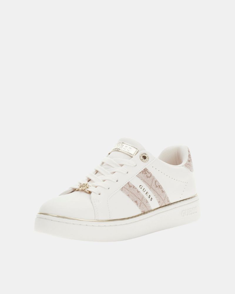 Sapatilhas Baixas Mulher GUESS Brancas BARLIE FLTBRL ELE12