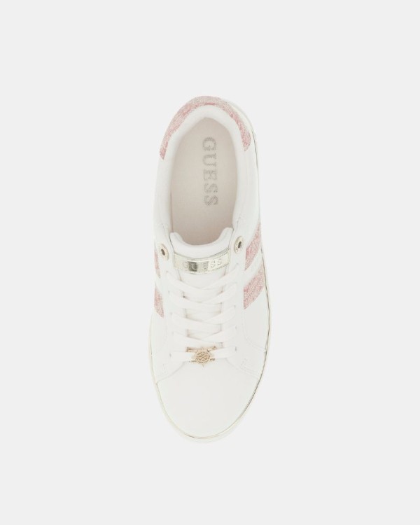 Sapatilhas Baixas Mulher GUESS Brancas BARLIE FLTBRL ELE12