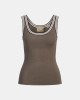 Camisetas Top Mulher JACK AND JONES Castanho 12288577 MINA