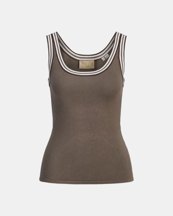 Camisetas Top Mulher JACK AND JONES Castanho 12288577 MINA