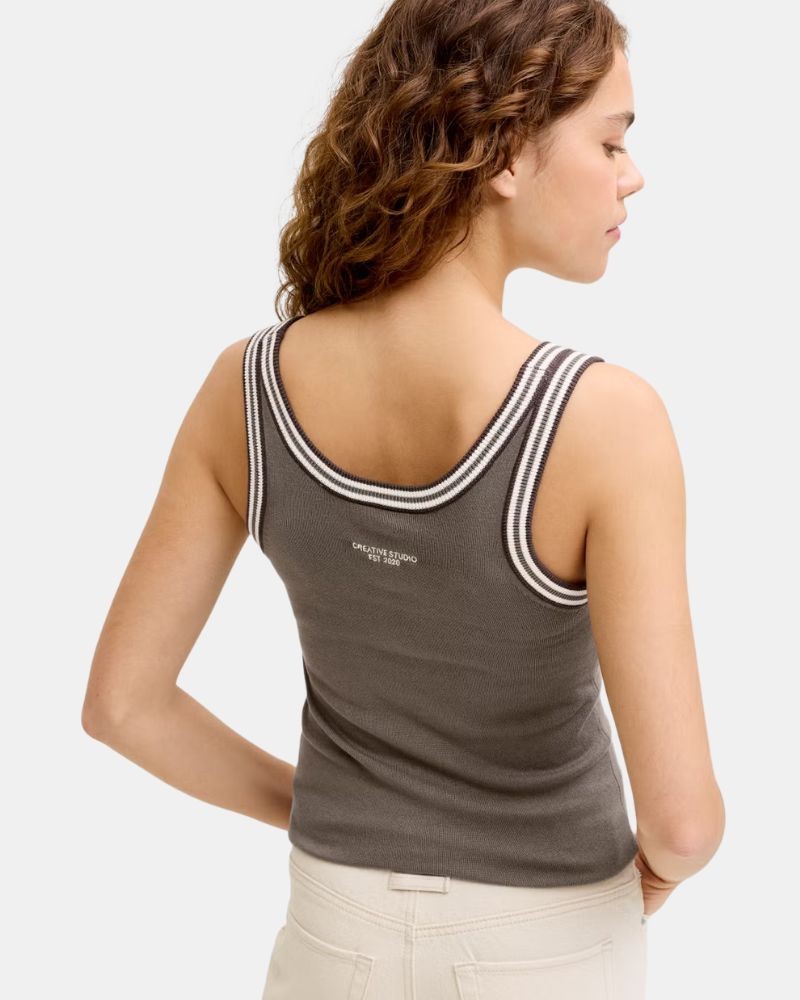 Camisetas Top Mulher JACK AND JONES Castanho 12288577 MINA