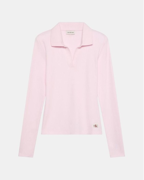 Camisetas Manga larga Mujer CALVIN KLEIN Rosa LV047E203GTN9