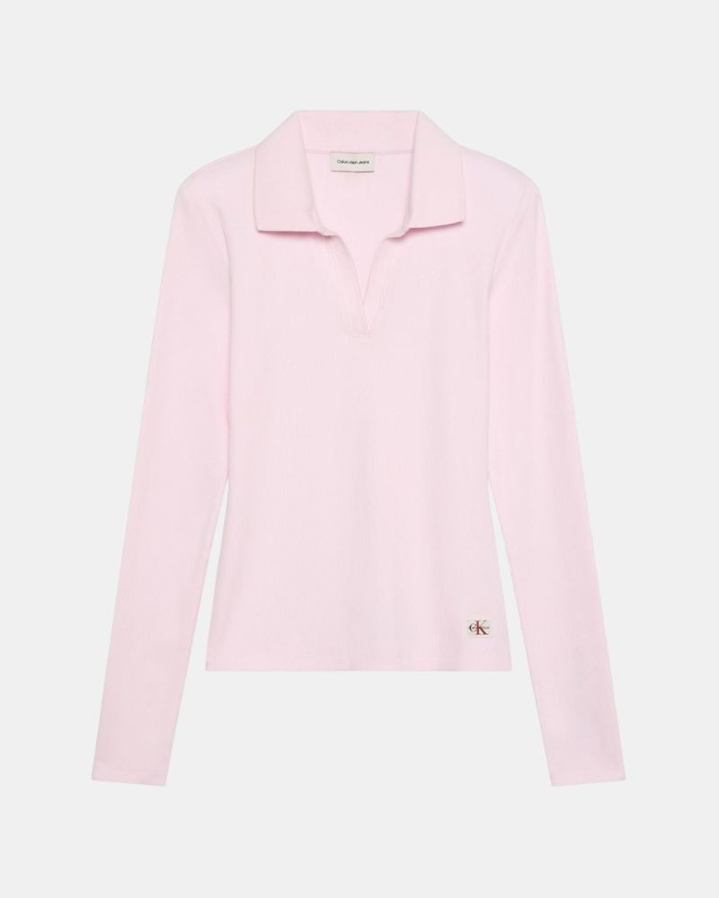 Camisetas Manga larga Mujer CALVIN KLEIN Rosa LV047E203GTN9