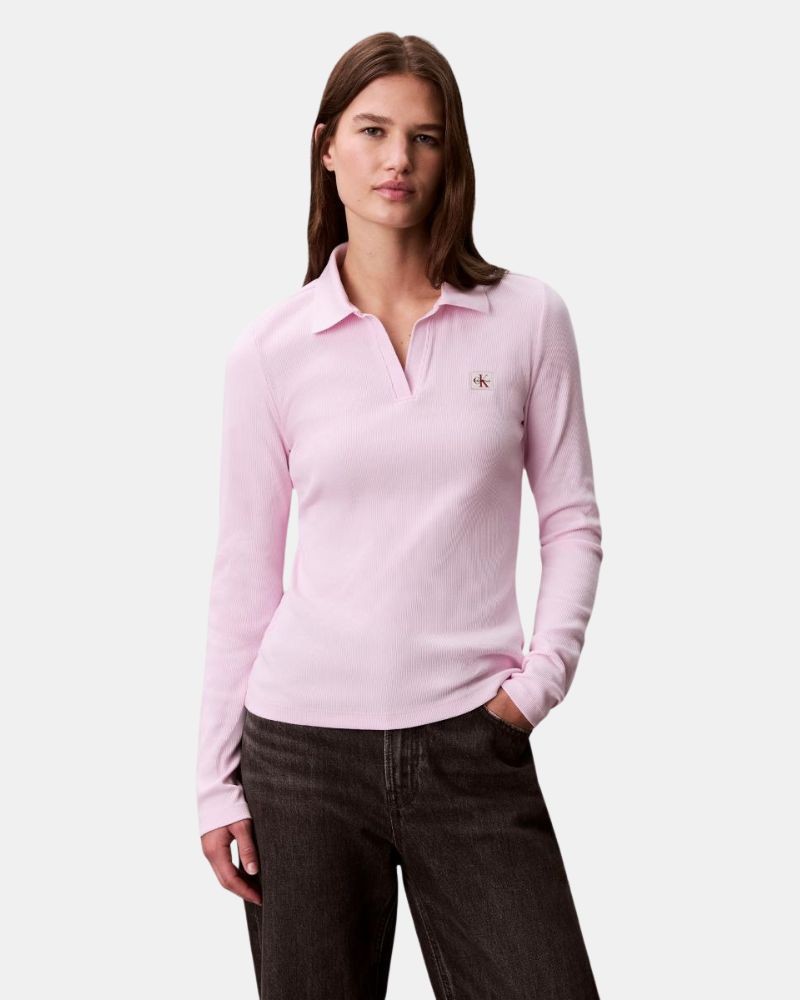 Camisetas Manga larga Mujer CALVIN KLEIN Rosa LV047E203GTN9