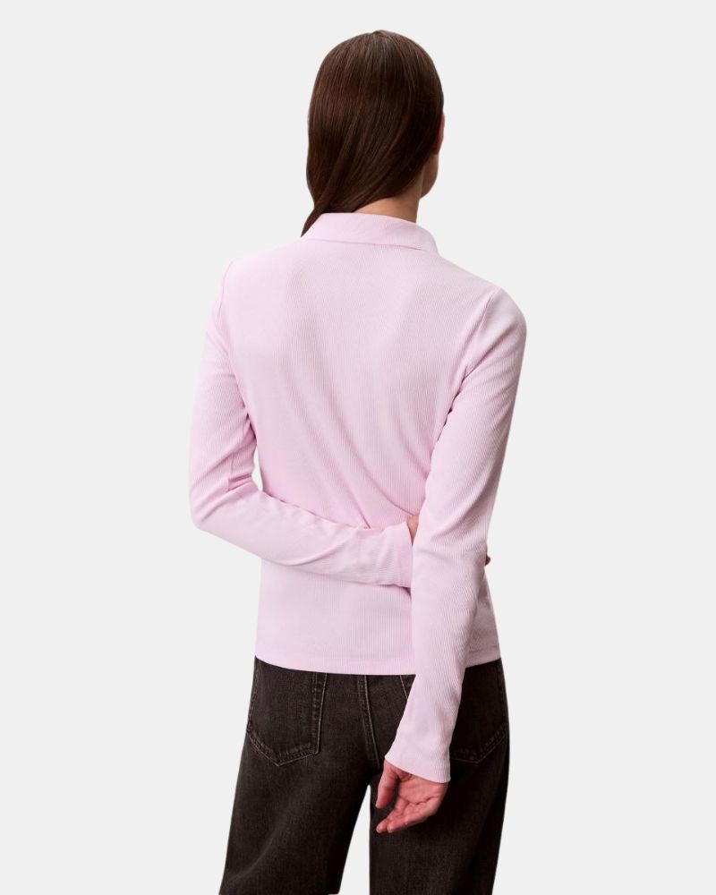 Camisetas Manga larga Mujer CALVIN KLEIN Rosa LV047E203GTN9