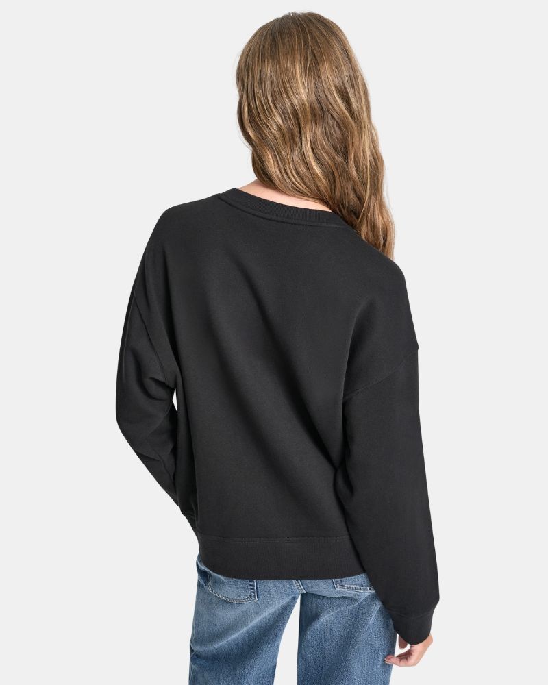 Sudaderas Sin capucha Mujer DKNY Negro DJ6T1674