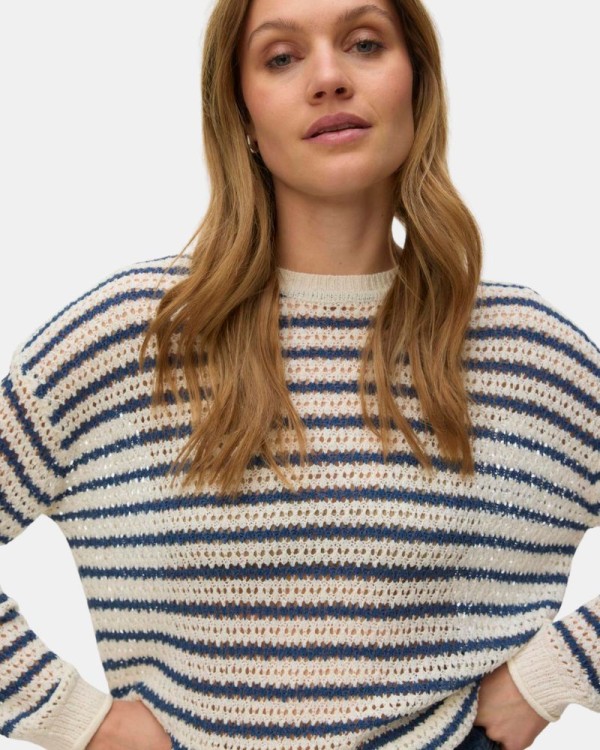 Camisola de manga comprida Mulher VERO MODA Bege 10340125 CHARLENE