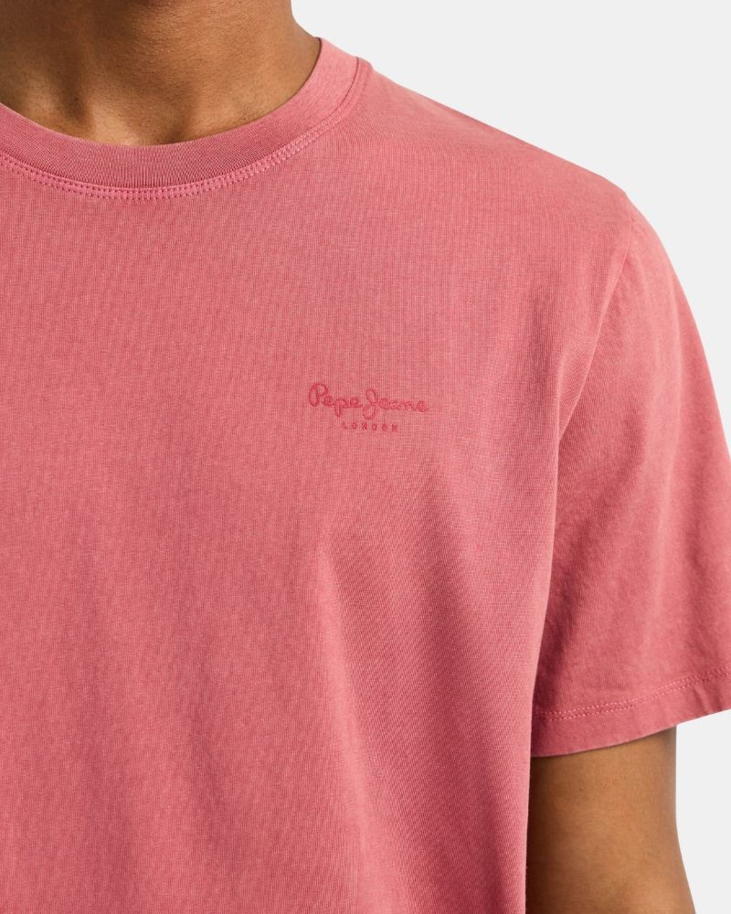 Camisetas de manga curta para homem PEPE JEANS Vermelho PM508664 JACKO