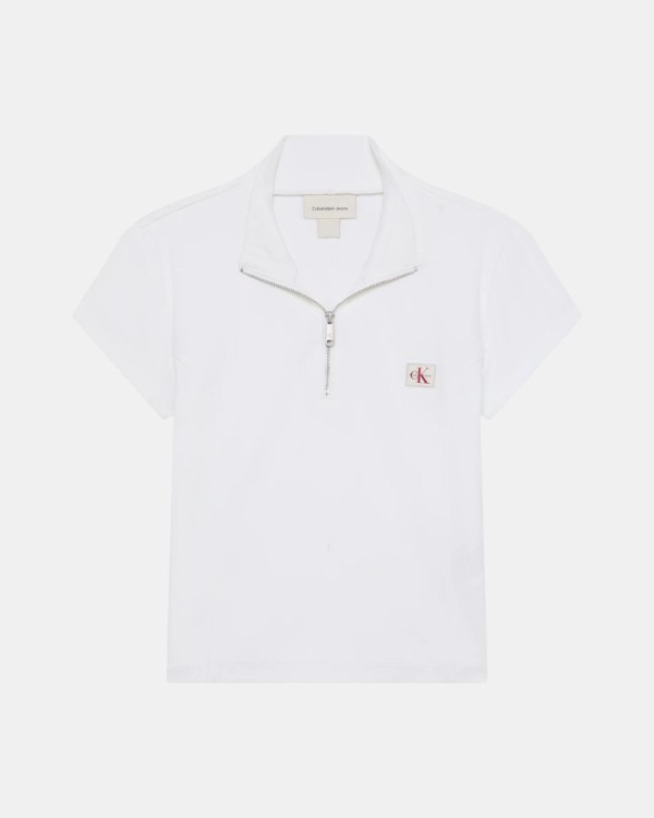 Camisetas de manga curta para mulher CALVIN KLEIN Branco LV047G240GYAF