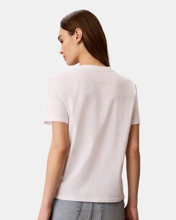 Camisetas de manga curta para mulher CALVIN KLEIN Branco LV047G807GYAF