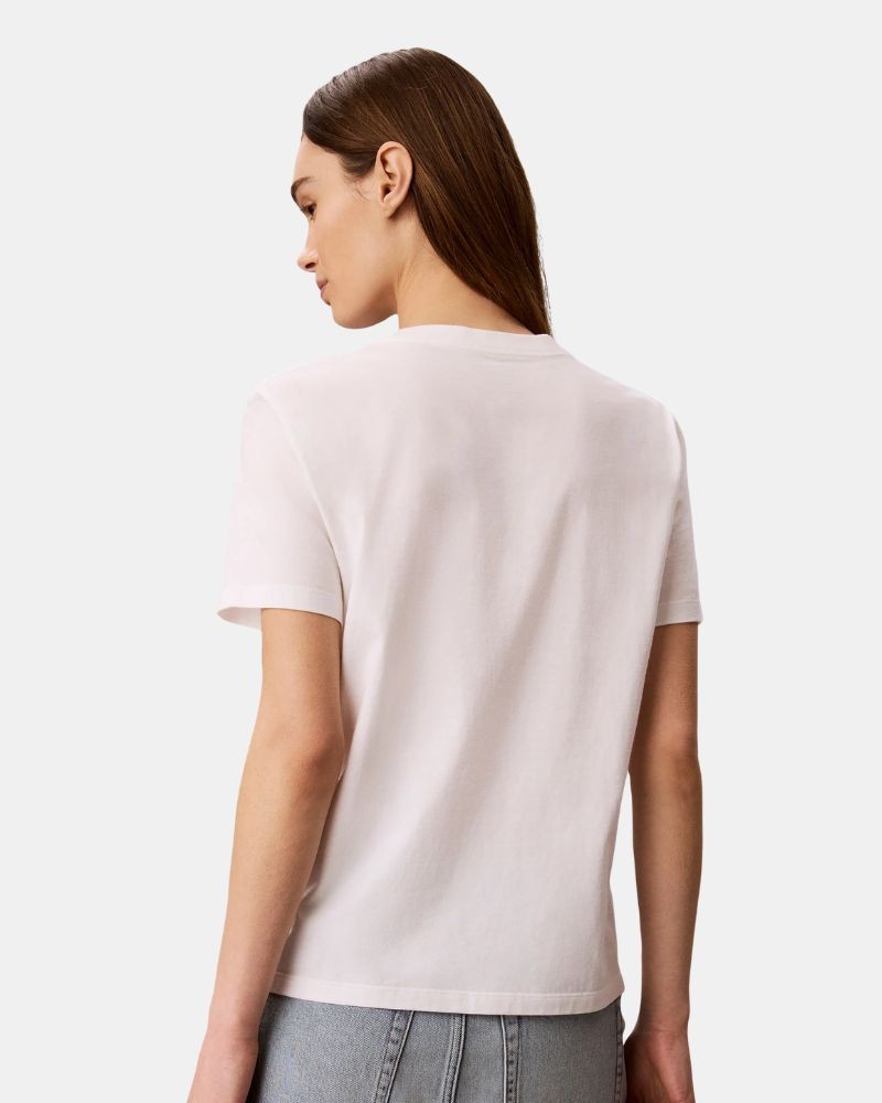 Camisetas de manga curta para mulher CALVIN KLEIN Branco LV047G807GYAF