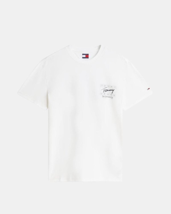 Camisetas Manga Curta Homem TOMMY HILFIGER Branco DM0DM23177YBL