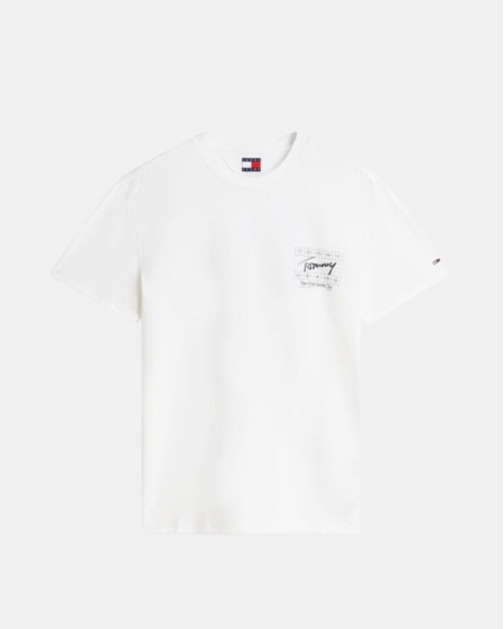 Camisetas Manga Curta Homem TOMMY HILFIGER Branco DM0DM23177YBL