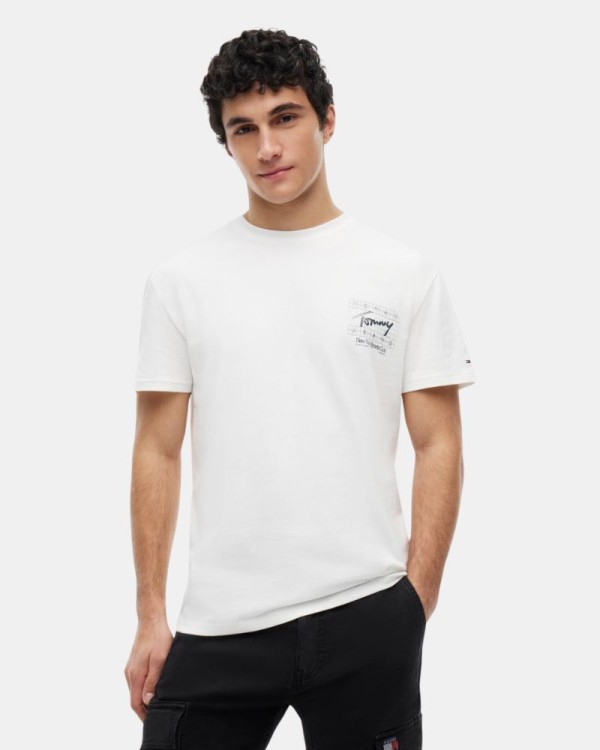 Camisetas Manga Curta Homem TOMMY HILFIGER Branco DM0DM23177YBL