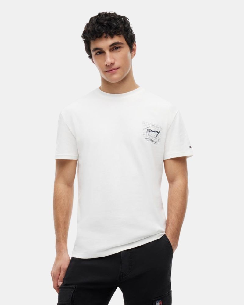 Camisetas Manga Curta Homem TOMMY HILFIGER Branco DM0DM23177YBL
