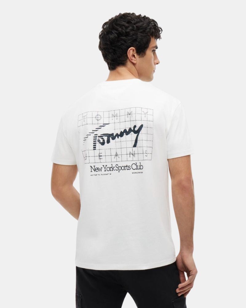 Camisetas Manga Curta Homem TOMMY HILFIGER Branco DM0DM23177YBL