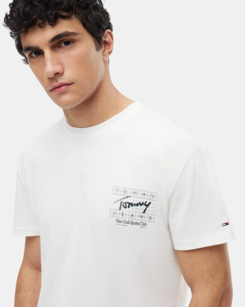 Camisetas Manga Curta Homem TOMMY HILFIGER Branco DM0DM23177YBL