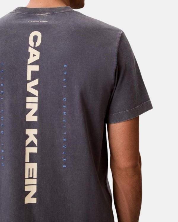 Camisetas de manga curta para homem CALVIN KLEIN Azul LV04RG834GXL7
